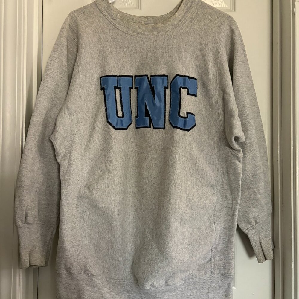 Vintage University of North Carolina (UNC) Chapel Hill Gray Crewneck